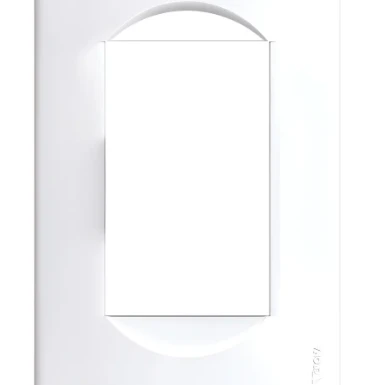 TAPA  N.B.O 5X10 CM 3 MODULOS BLANCO VERONA  JELUZ