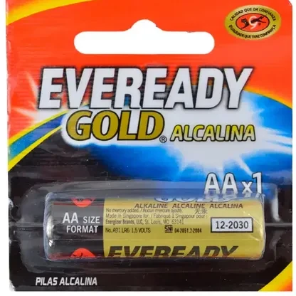 PILAS EVEREADY AA ALCALINA